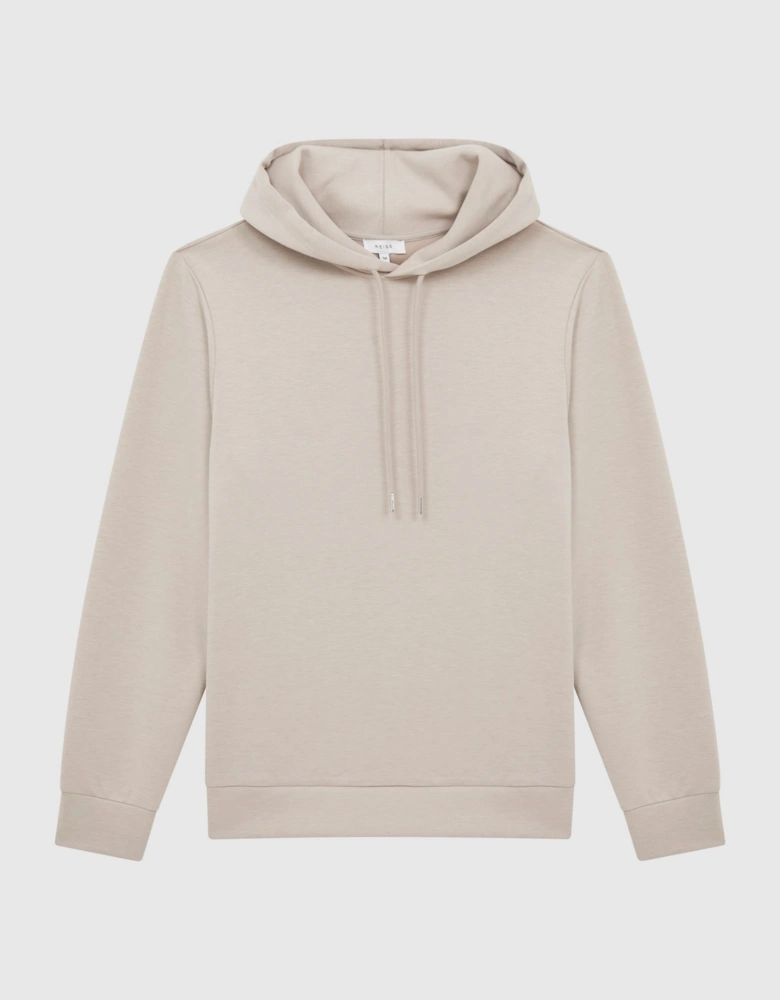 Interlock Jersey Drawstring Hoodie