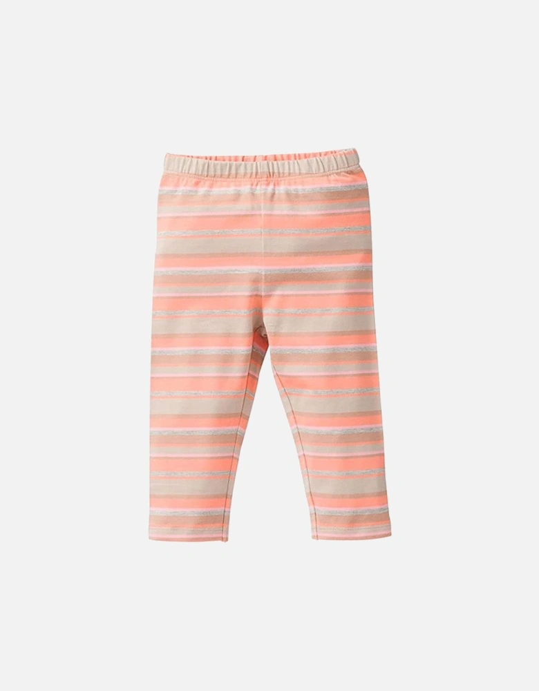 Baby Girls Pink Stripe Leggings