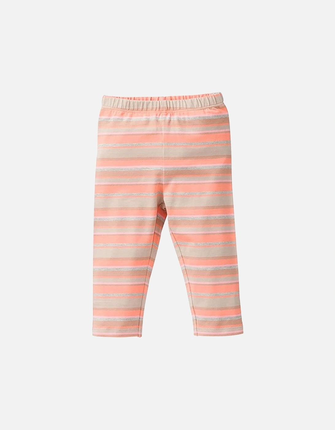Baby Girls Pink Stripe Leggings, 2 of 1