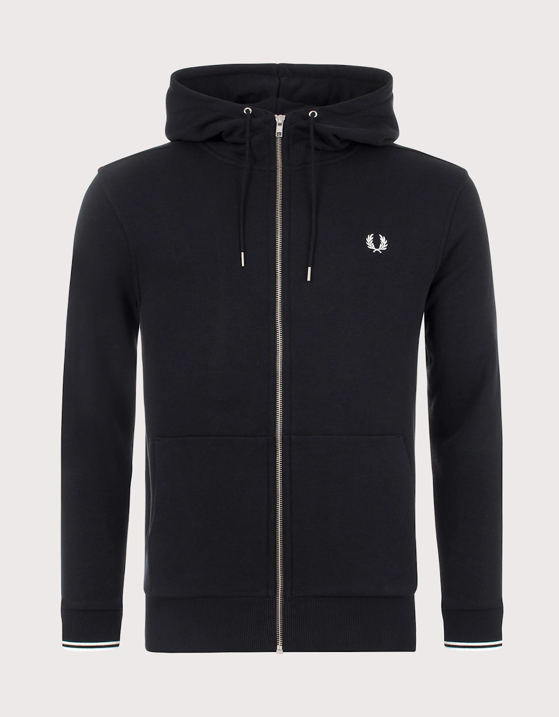 Zip Through Contrast Tipped Hoodie, 6 of 5