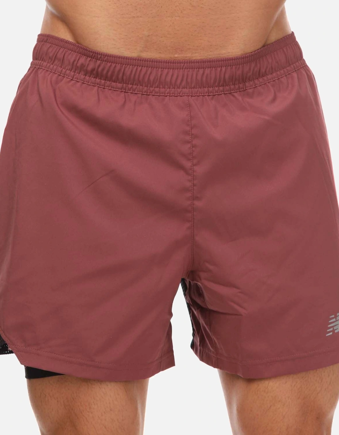 Mens Accelerate Pacer 5 Inch 2-in-1 Shorts, 5 of 4