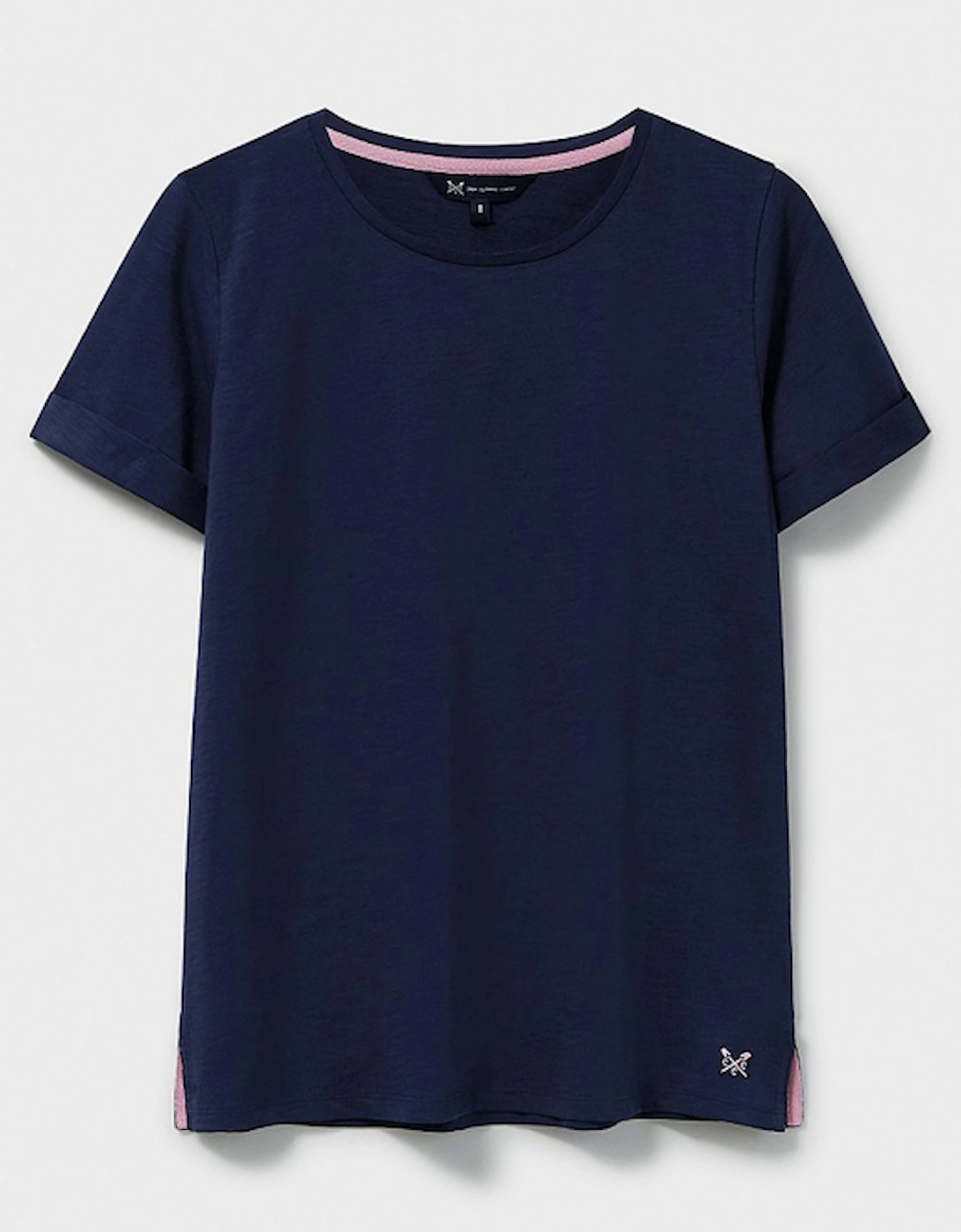 Women's Perfect Crew Slub T-Shirt Navy