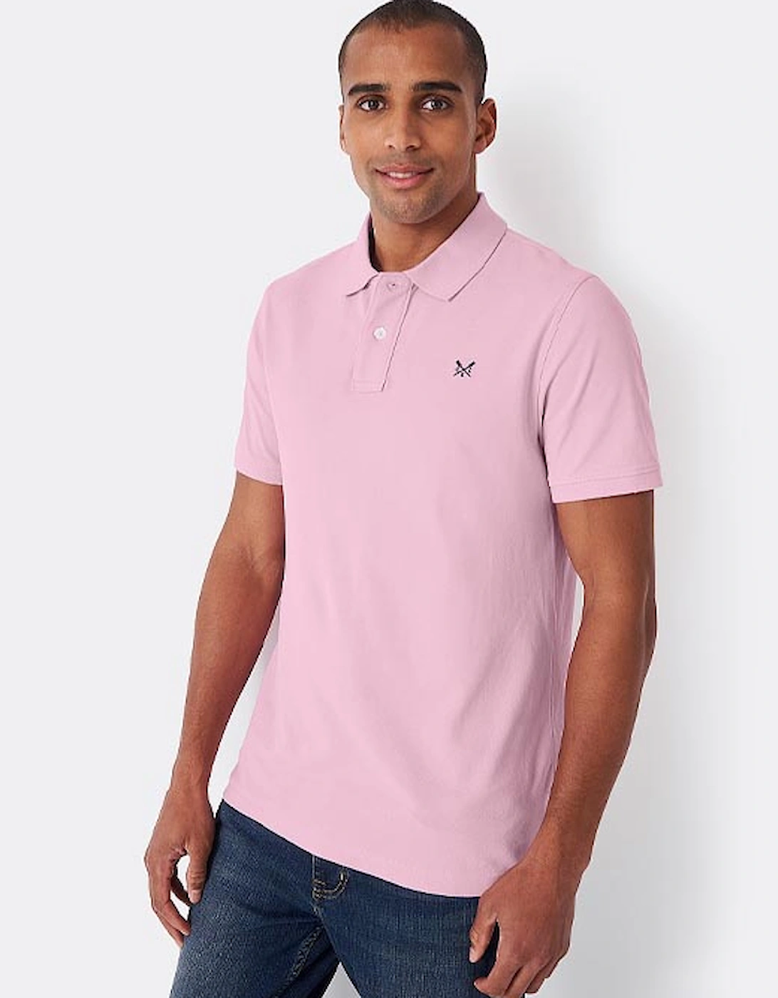 Men's Classic Pique Polo Classic Pink, 6 of 5
