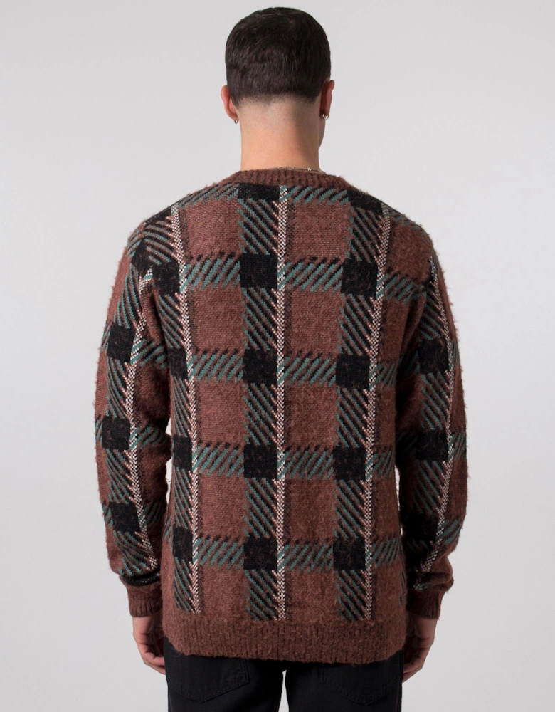 Glitch Tartan Cardigan