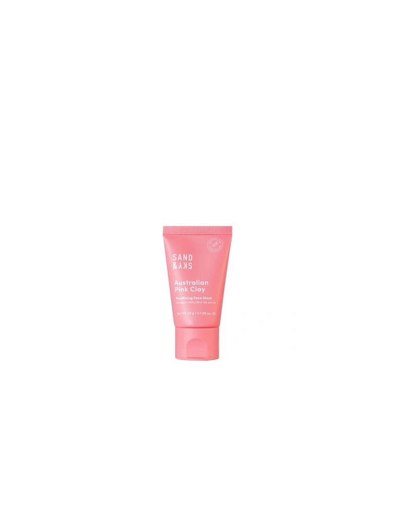 Australian Pink Clay Porefining Face Mask Deluxe Travel Size 30g