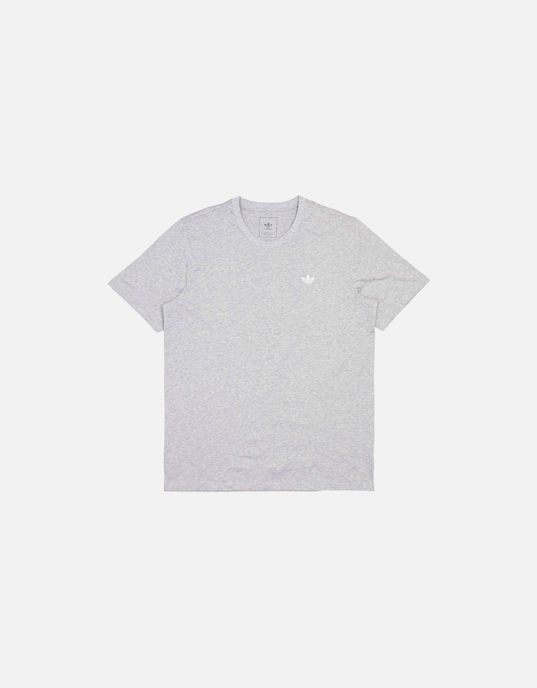 4.0 Logo T-Shirt - Medium Heather Grey/White