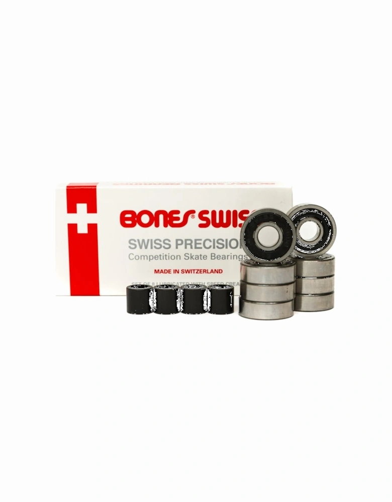 Swiss Skateboard Bearings 8 Pack