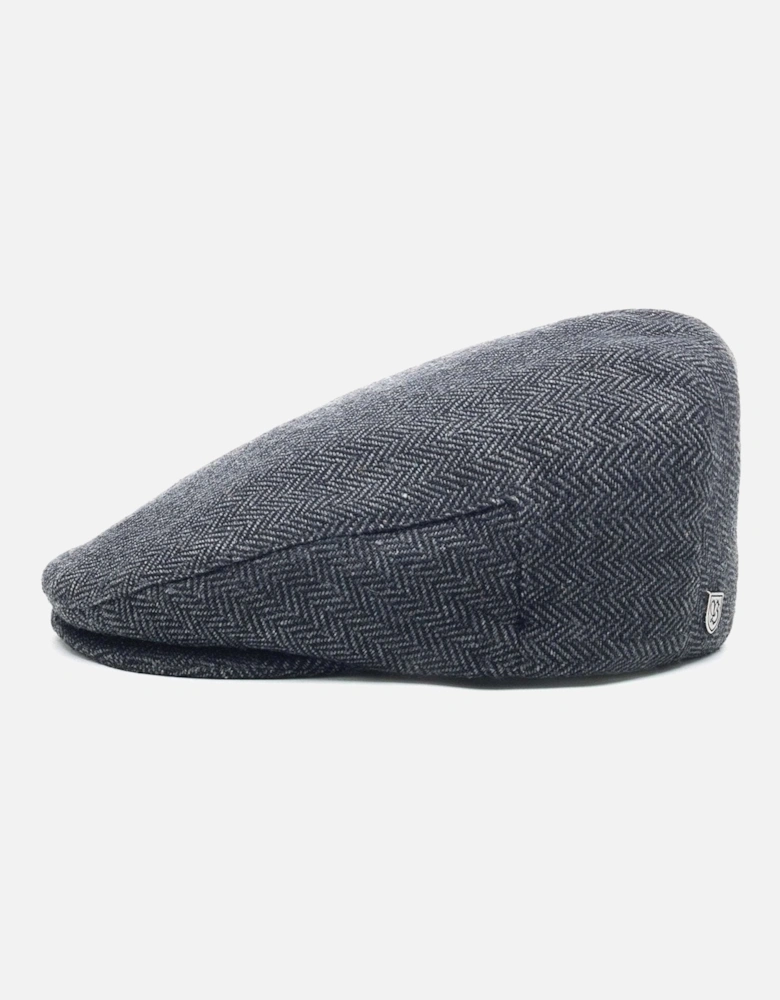 Hooligan Flat Cap - Grey/Black