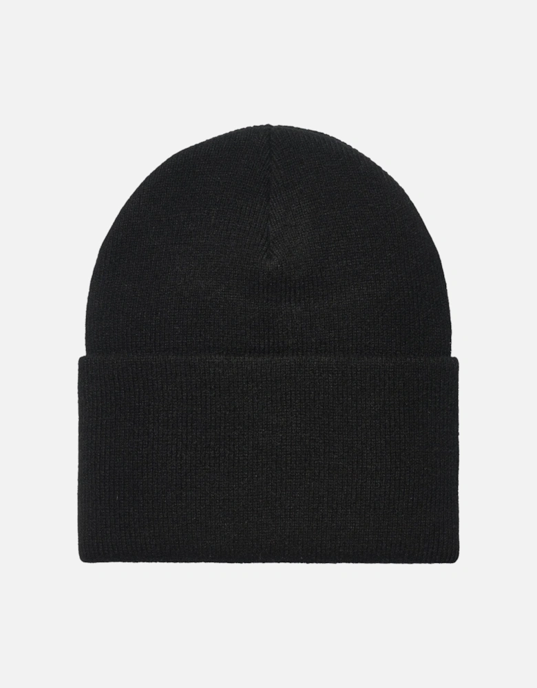 Acrylic Watch Hat Beanie - Black