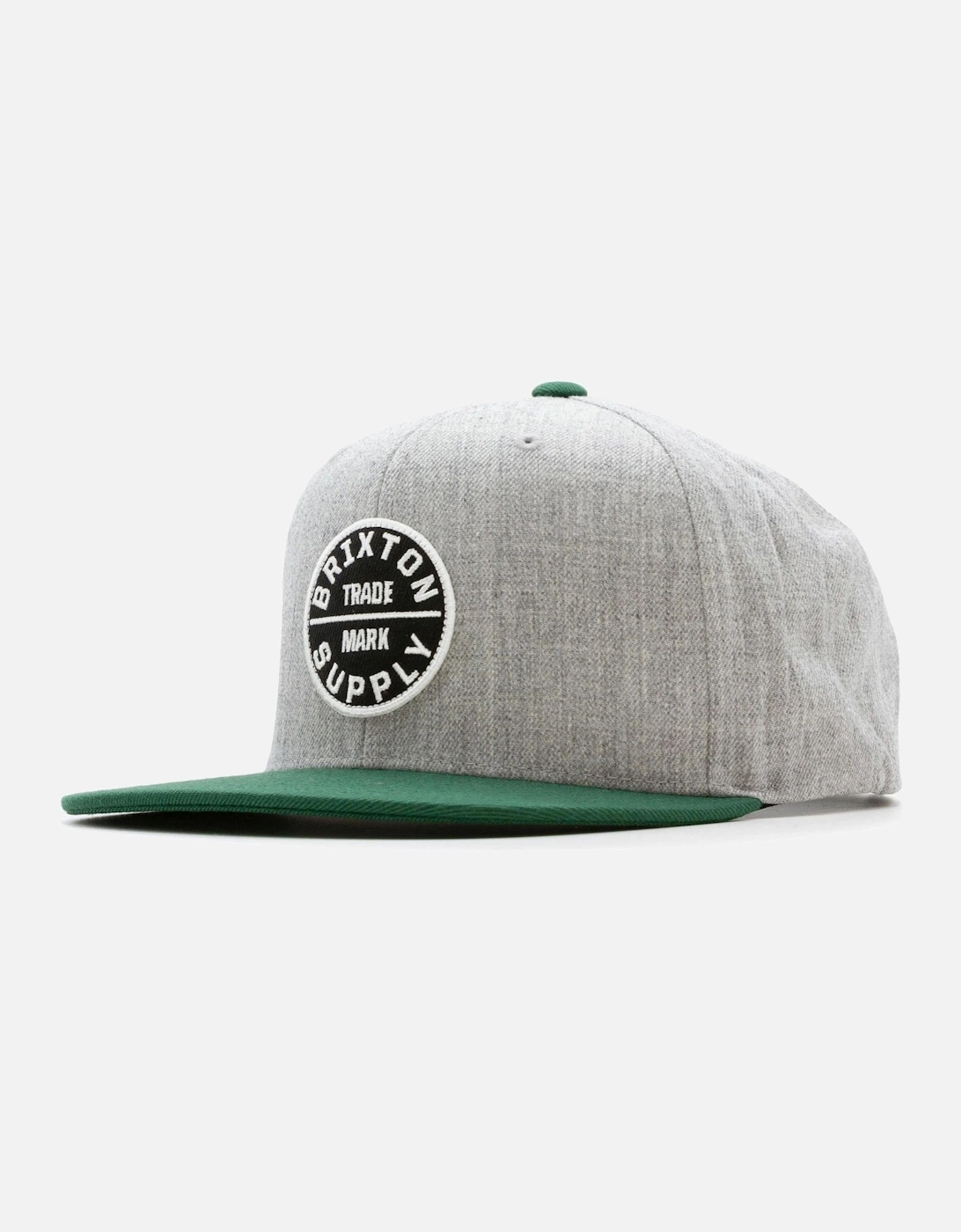 Oath III Snapback Cap - Heather Grey/Spruce, 4 of 3