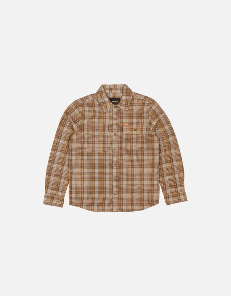 Kalyn Check Shirt - Brown Check