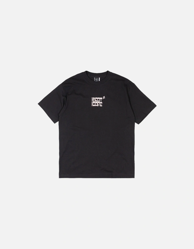 Beat Cafe T-Shirt - Black