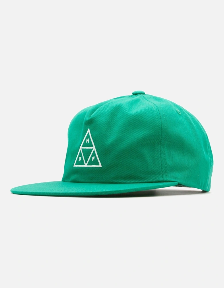 Triple Triangle Snapback Cap - Emerald