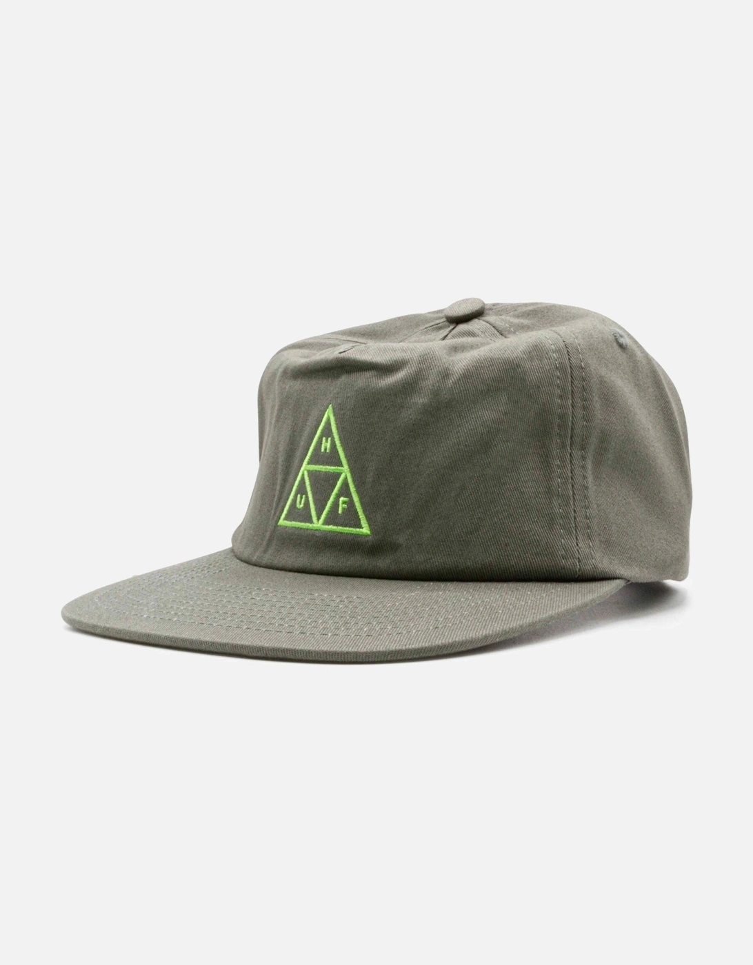 Triple Triangle Unstructured Snapback Cap - Grey, 3 of 2