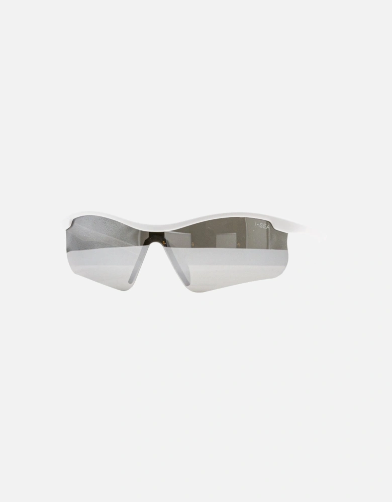 Palms Sunglasses - White/Silver Polarized