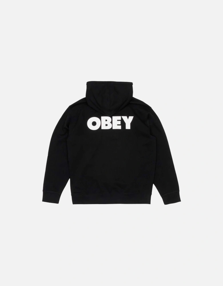 Bold Hooded Sweatshirt - Black