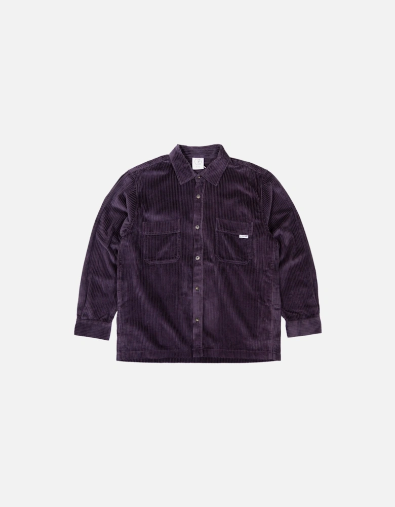 Cord Shirt - Dark Violet