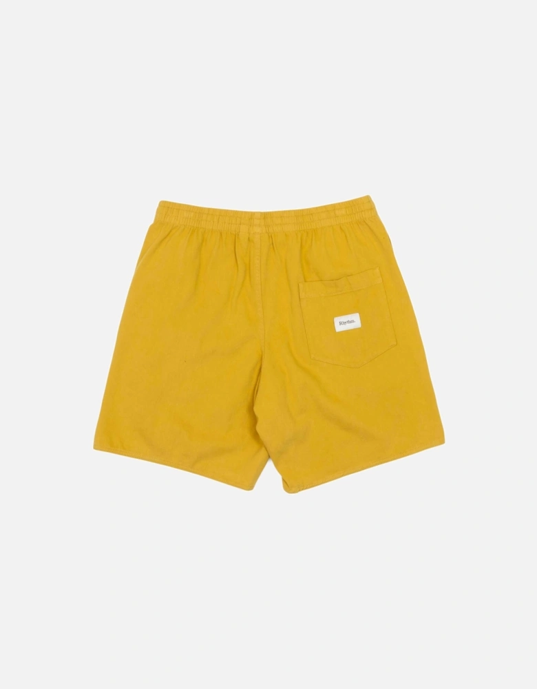 Brushed Jam Shorts - Gold