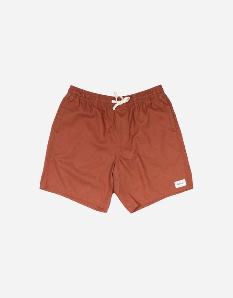 Classic Linen Jam Shorts - Baked Clay