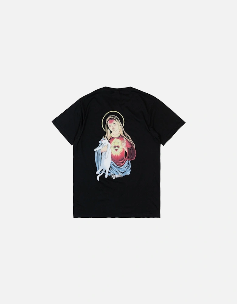 Rip N Dip Mother Mary T-Shirt - Black