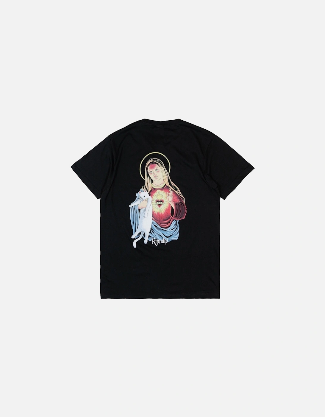 Rip N Dip Mother Mary T-Shirt - Black, 3 of 2