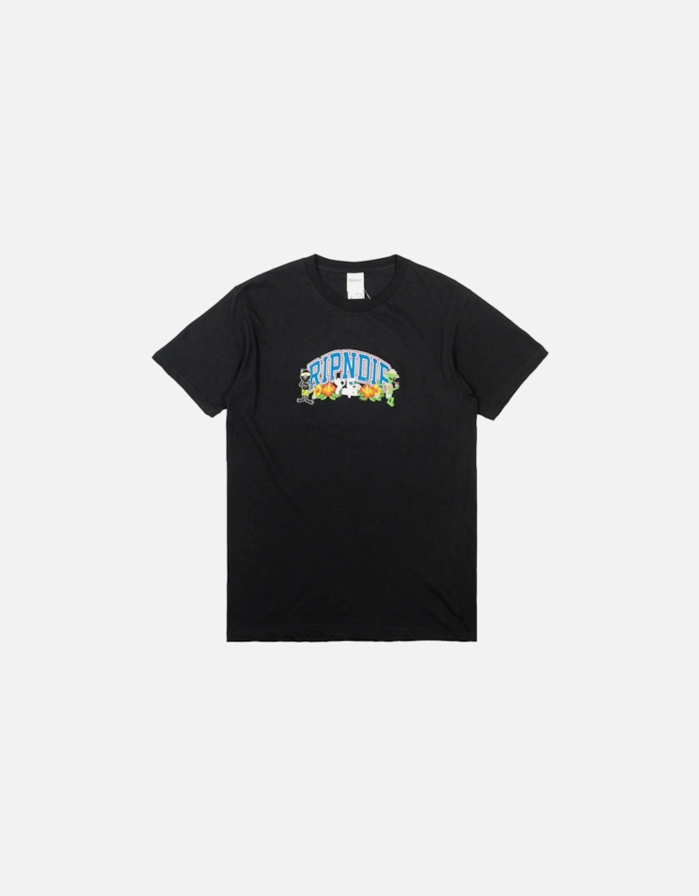 Rip N Dip Summer Friends T-Shirt - Black
