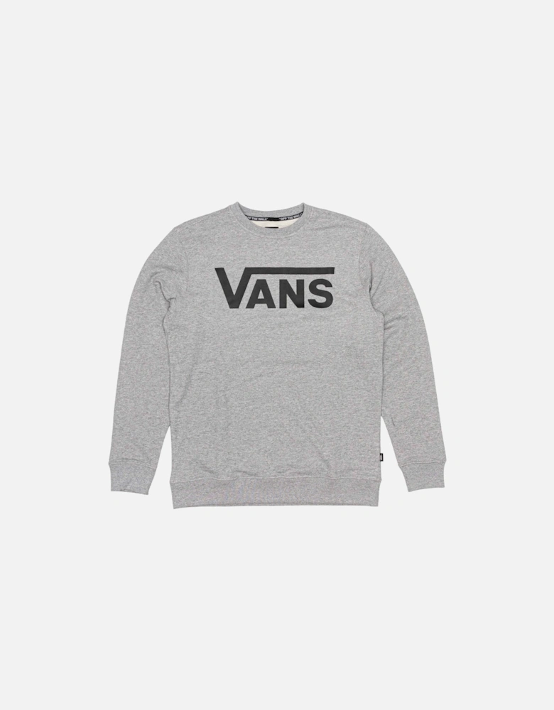 Classic Crew Sweatshirt - Cement Heather/Black