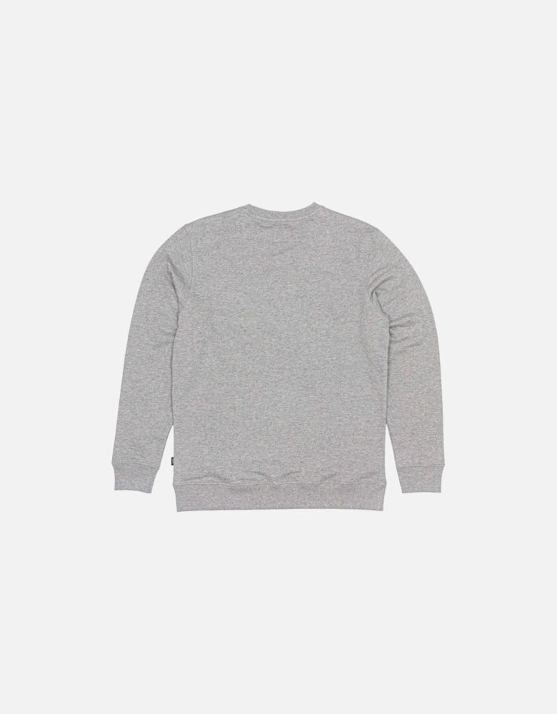 Classic Crew Sweatshirt - Cement Heather/Black