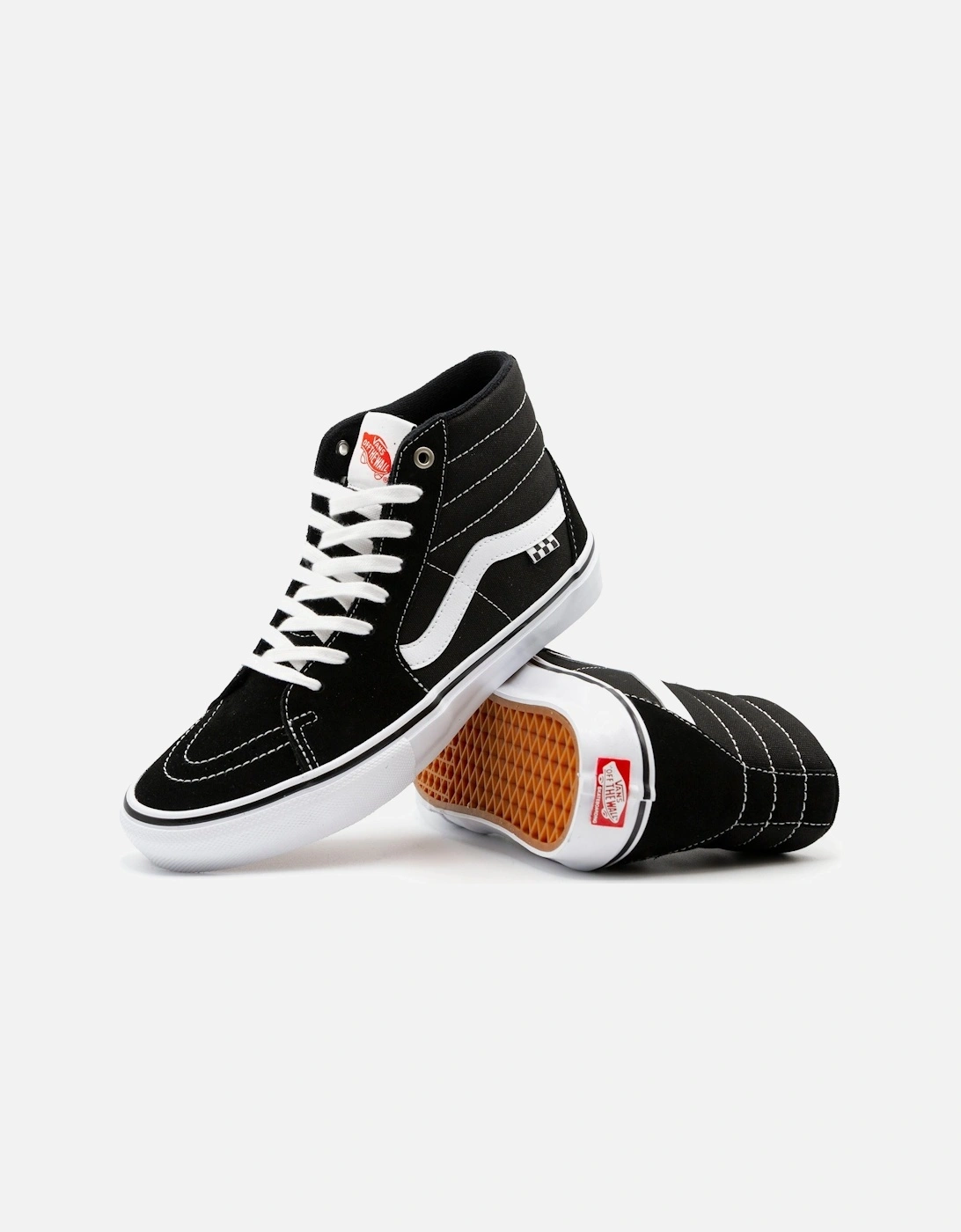 Skate Sk8-Hi Shoes - Black/White, 4 of 3