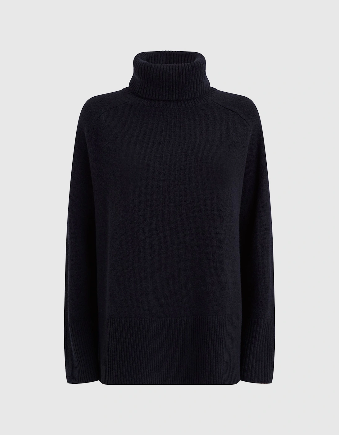 Relaxed Wool-Cashmere Blend Roll Neck Jumper, 2 of 1