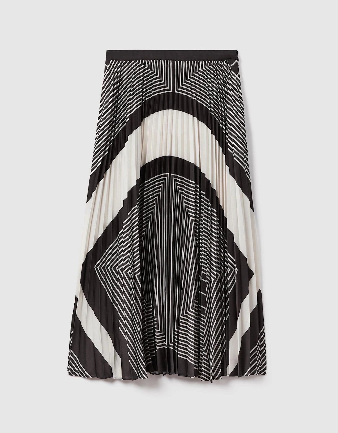 Printed Pleated Midi Skirt, 2 of 1