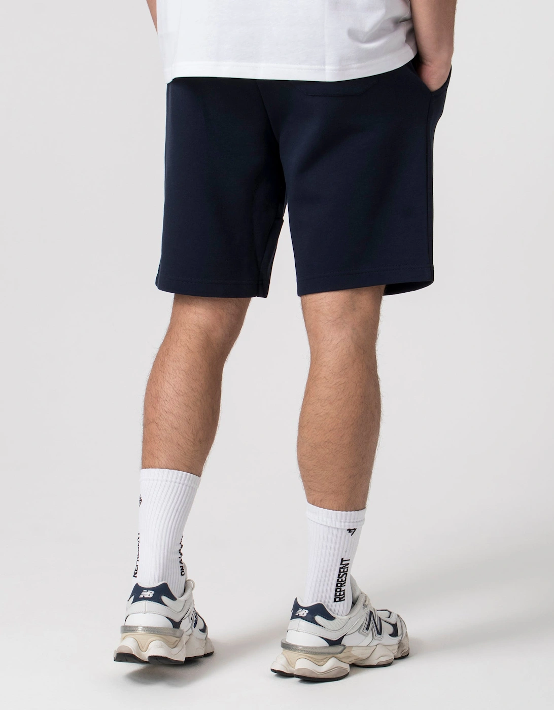 Regular Fit Double Knit Athletic Sweat Shorts, 5 of 4