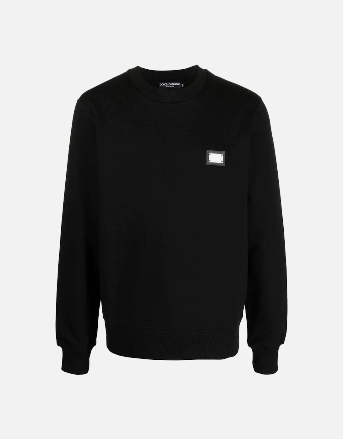 Essentials Plaque Sweatshirt Black, 6 of 5