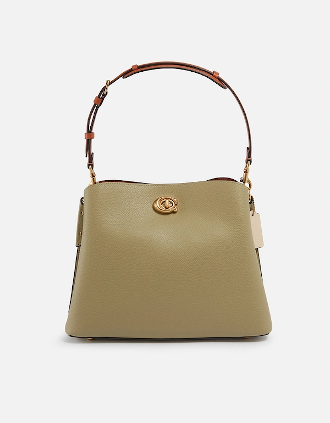 Willow Pebble-Grained Leather Bucket Bag, 2 of 1