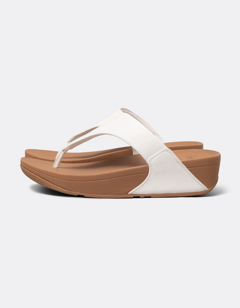 Lulu Leather Toepost Womens Flip-Flop