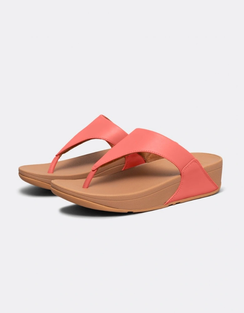 Lulu Leather Toepost Womens Flip-Flop