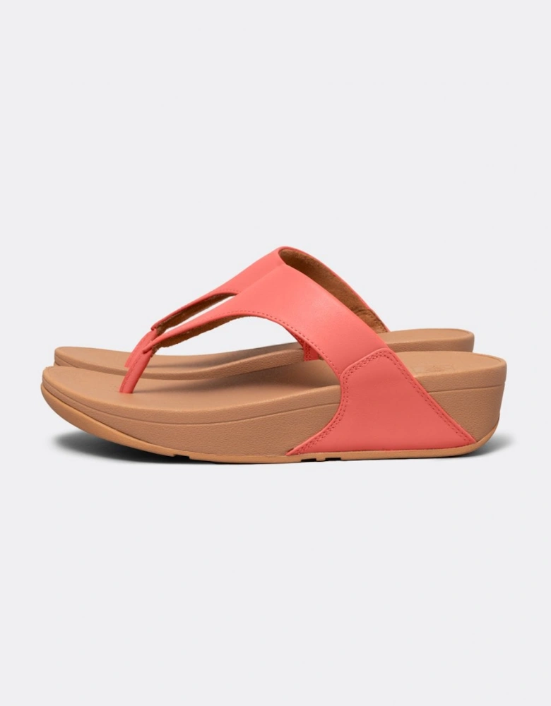 Lulu Leather Toepost Womens Flip-Flop