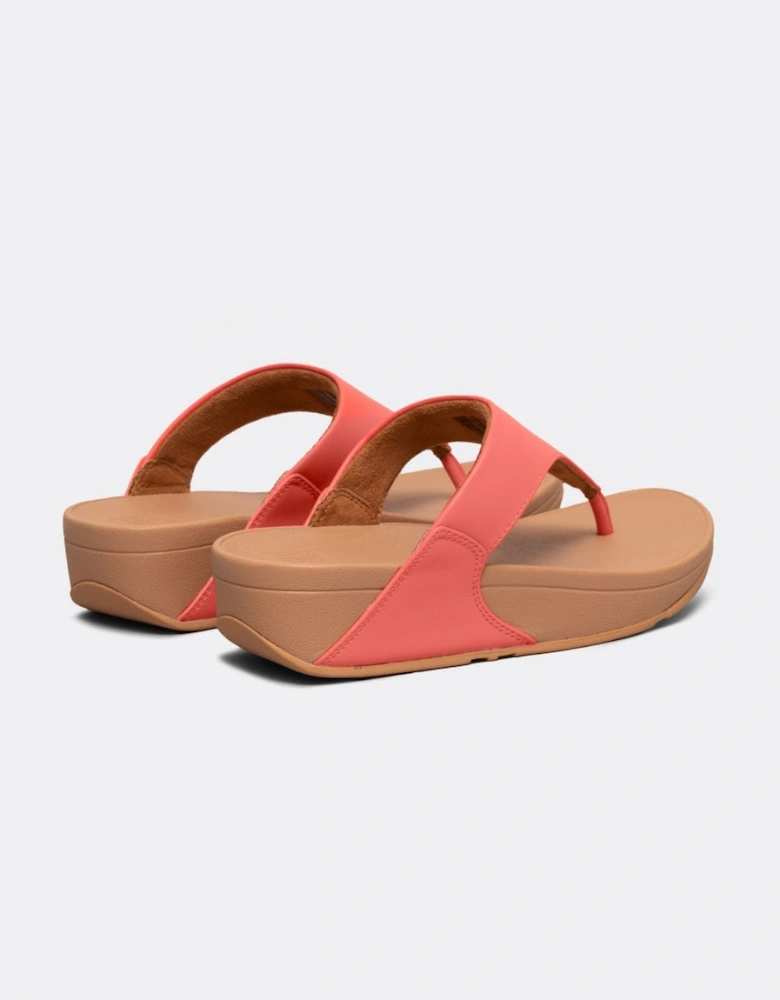 Lulu Leather Toepost Womens Flip-Flop