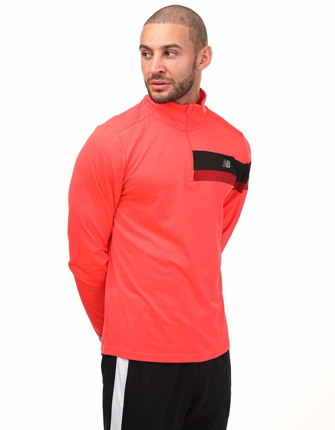 Mens Accelerate Half Zip Top, 6 of 5