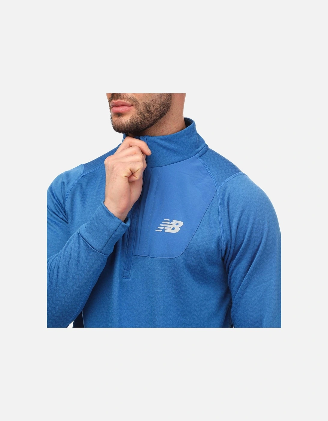 Mens NB Heat Grid Half Zip Top