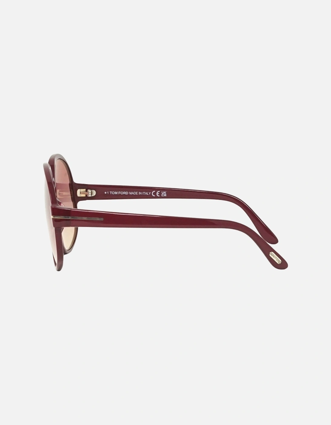 Claude-02 FT0991 69T Burgundy Sunglasses