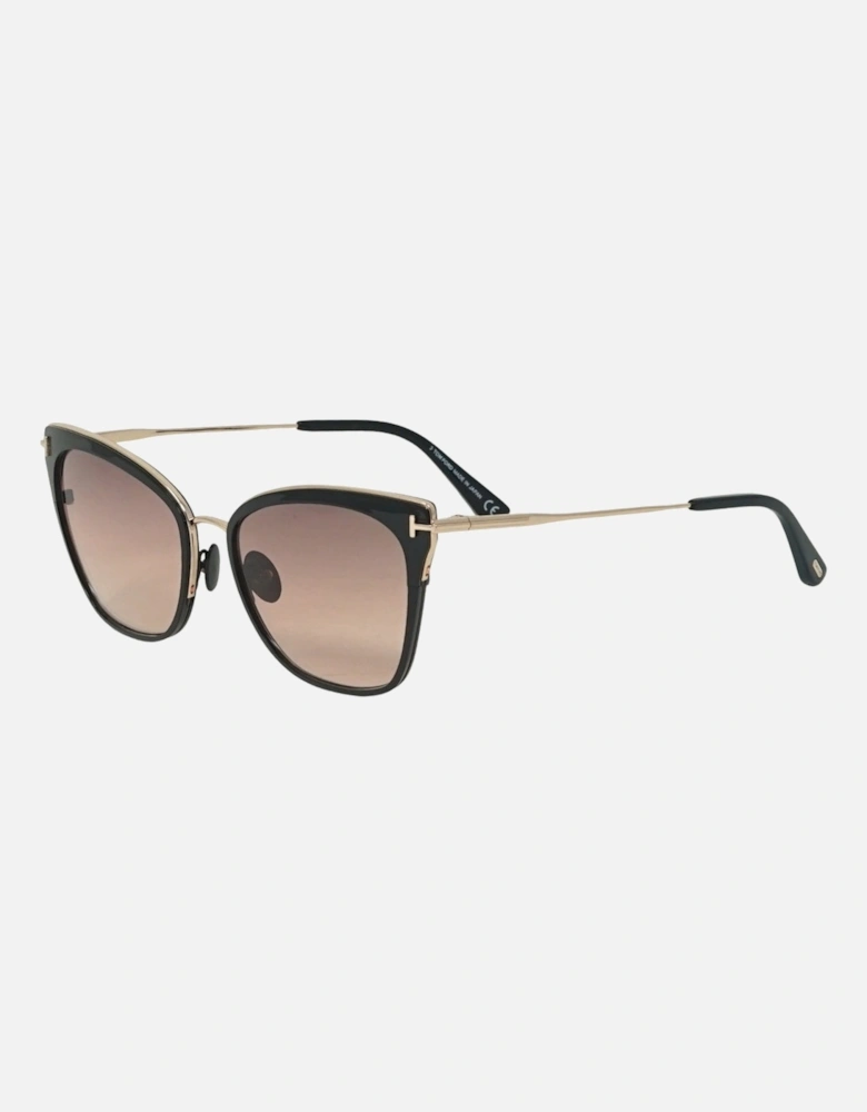 Faryn FT0843 01F Shiny Rose Gold Sunglasses