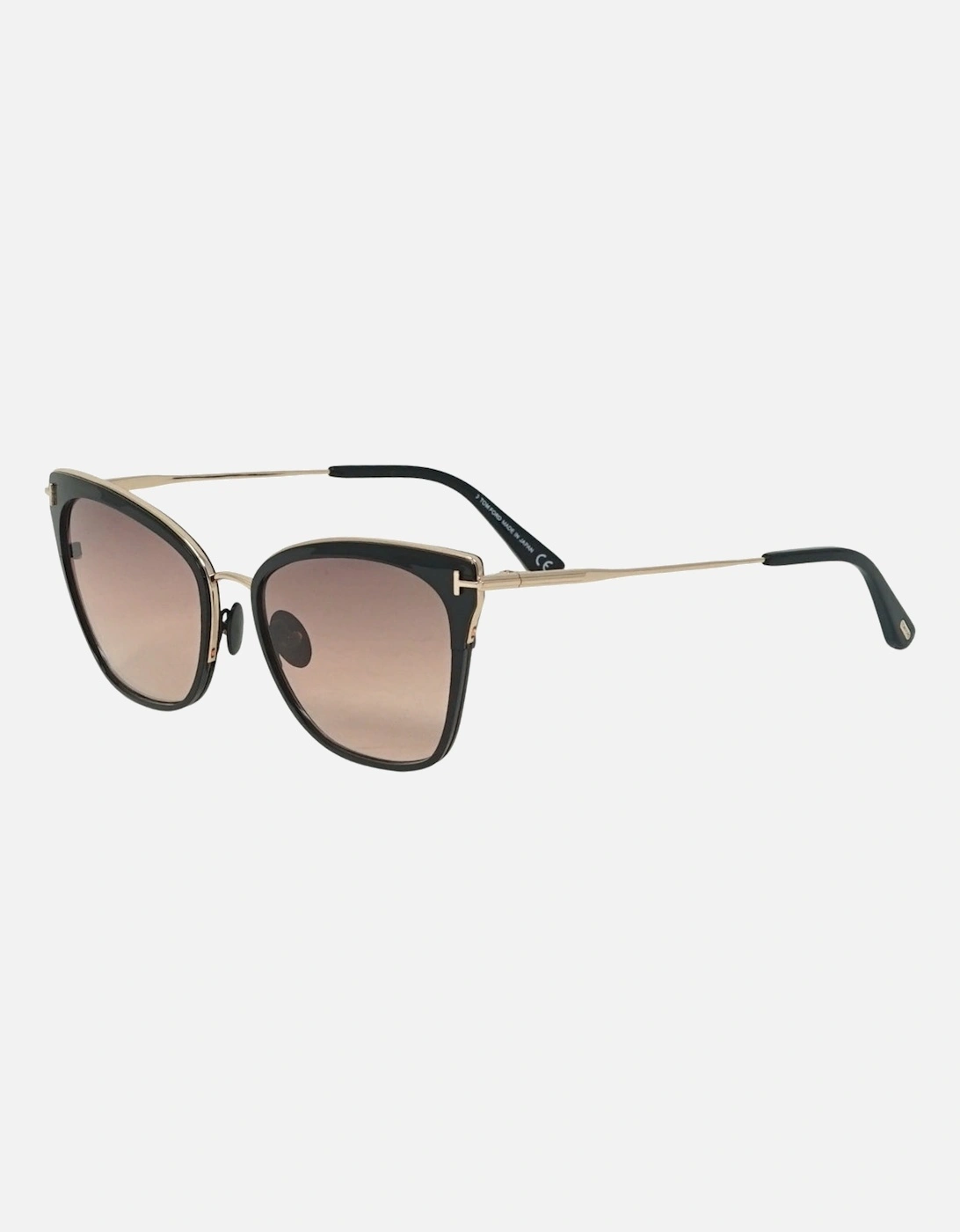 Faryn FT0843 01F Shiny Rose Gold Sunglasses