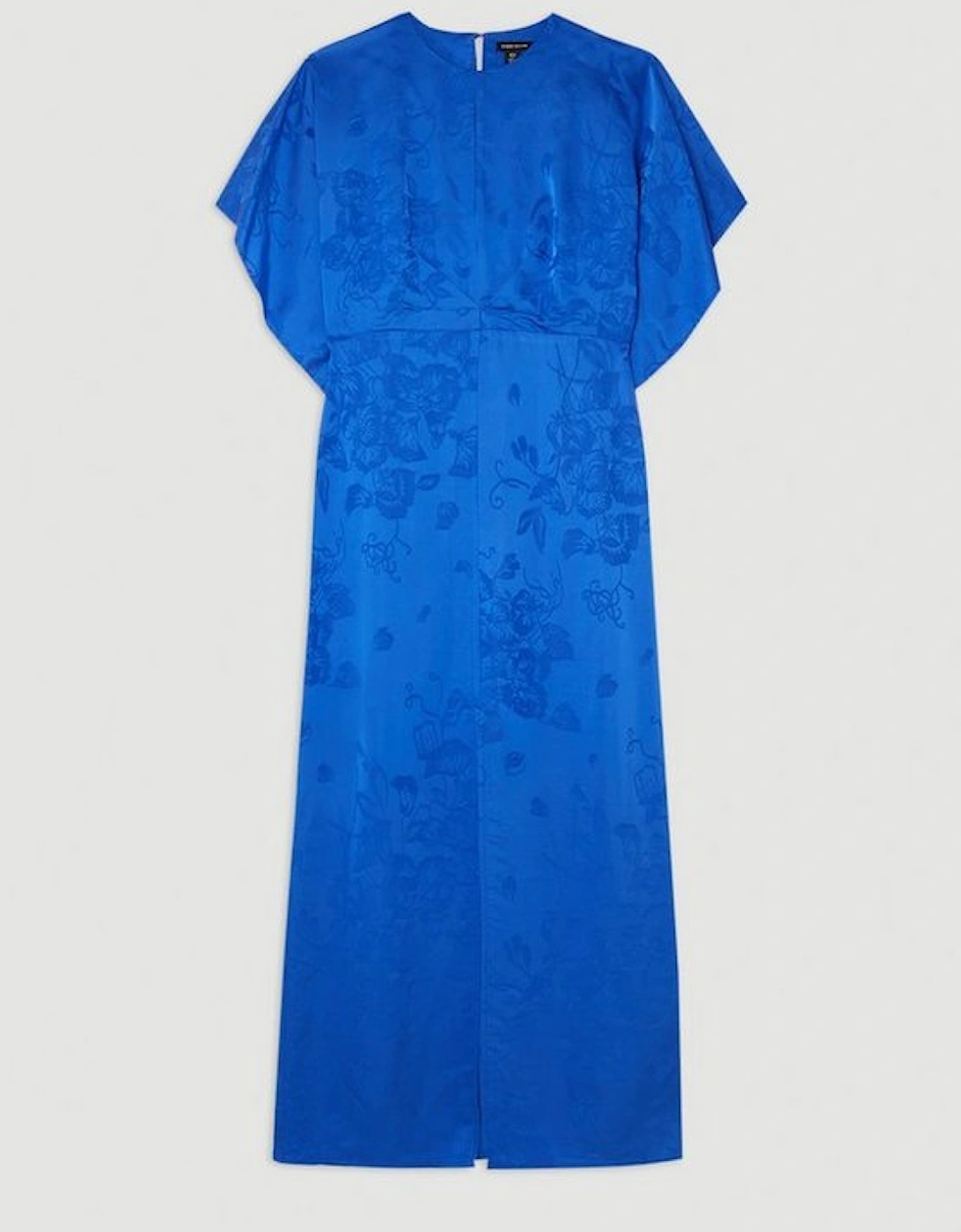 Premium Jacquard Midaxi Sleeve Woven Dress