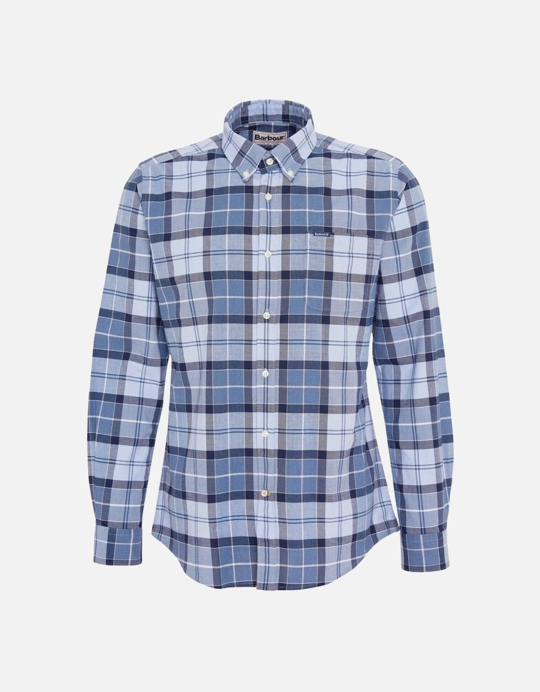 Lewis Tailor Fit Berwick Shirt - Blue check, 8 of 7