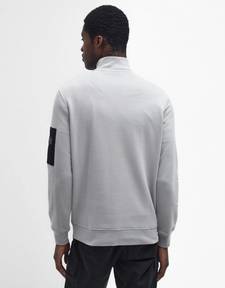 Alloy Half Zip Sweatshirt - Ultimate Grey