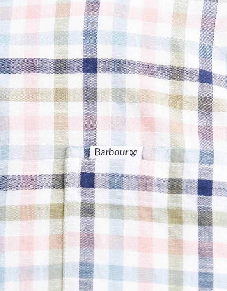 Kinson Check Tailored Fit Shirt - Pink