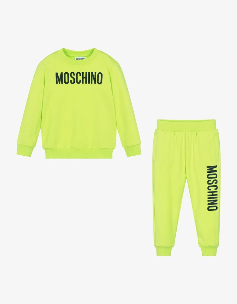 Neon Lime Logo Tracksuit