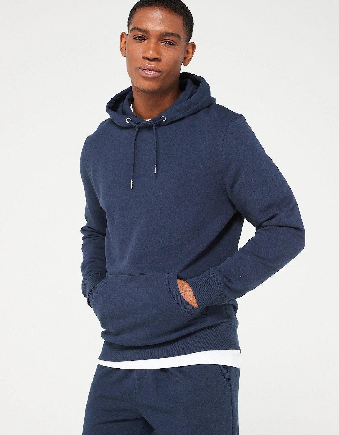 Essential Overhead Hoody - Navy, 2 of 1