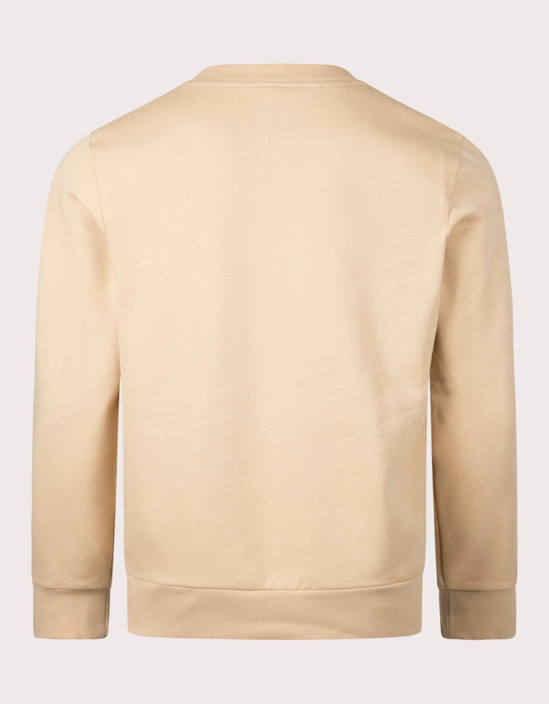 Relaxed Fit Brushed Cotton Sweatshirt